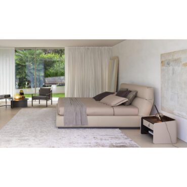 Flou - Letto matrimoniale Layla base leonardo 180x200 - LONGHO