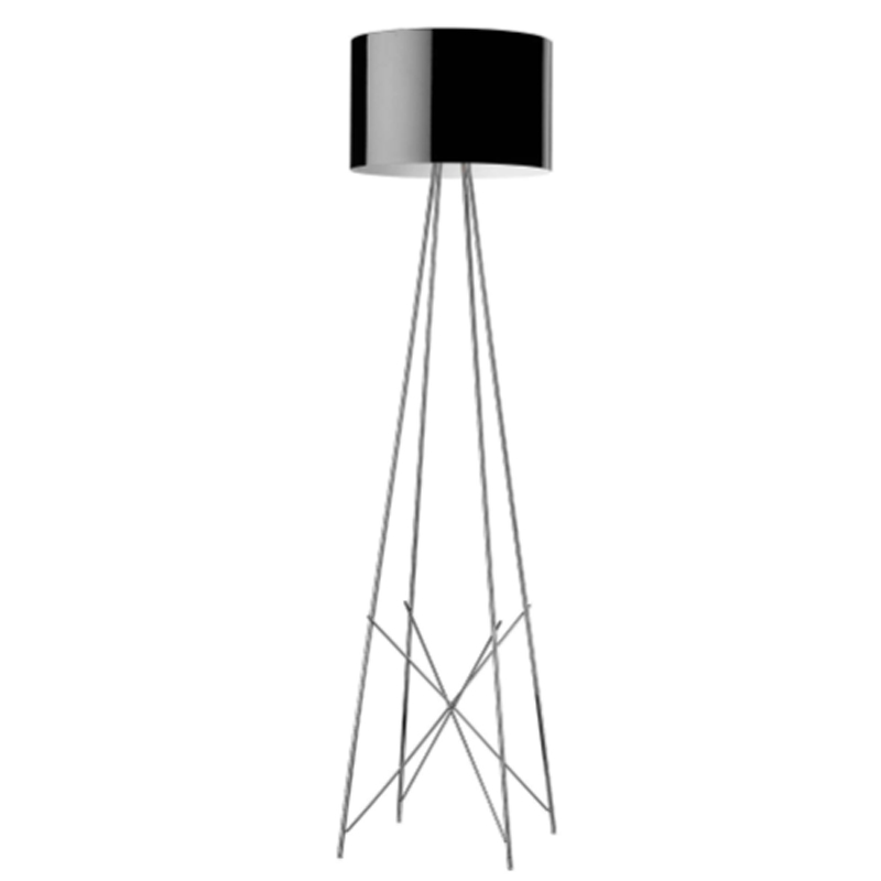 Flos - Lampada da terra Ray F2 Nera - LONGHO