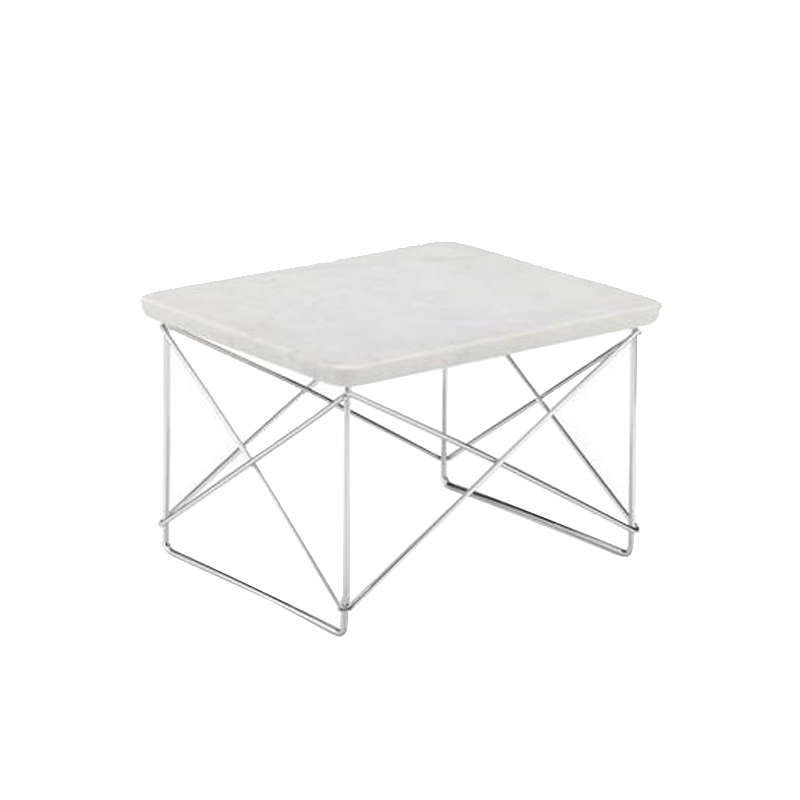 Vitra - Tavolino Occasional Table LTR marmo base cromo - LONGHO