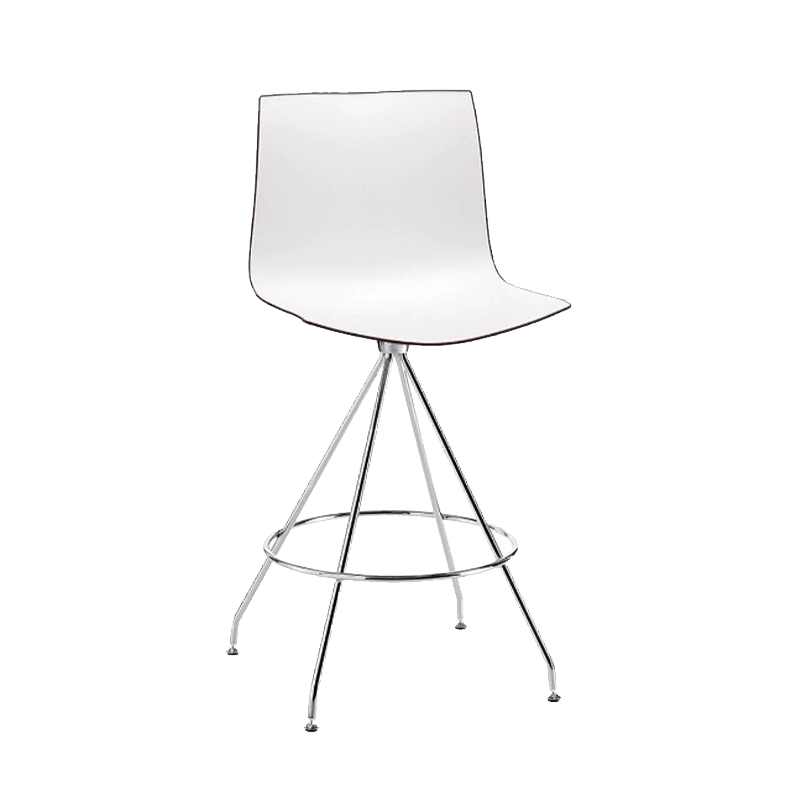 Sgabello Slad bianco alto 65 cm