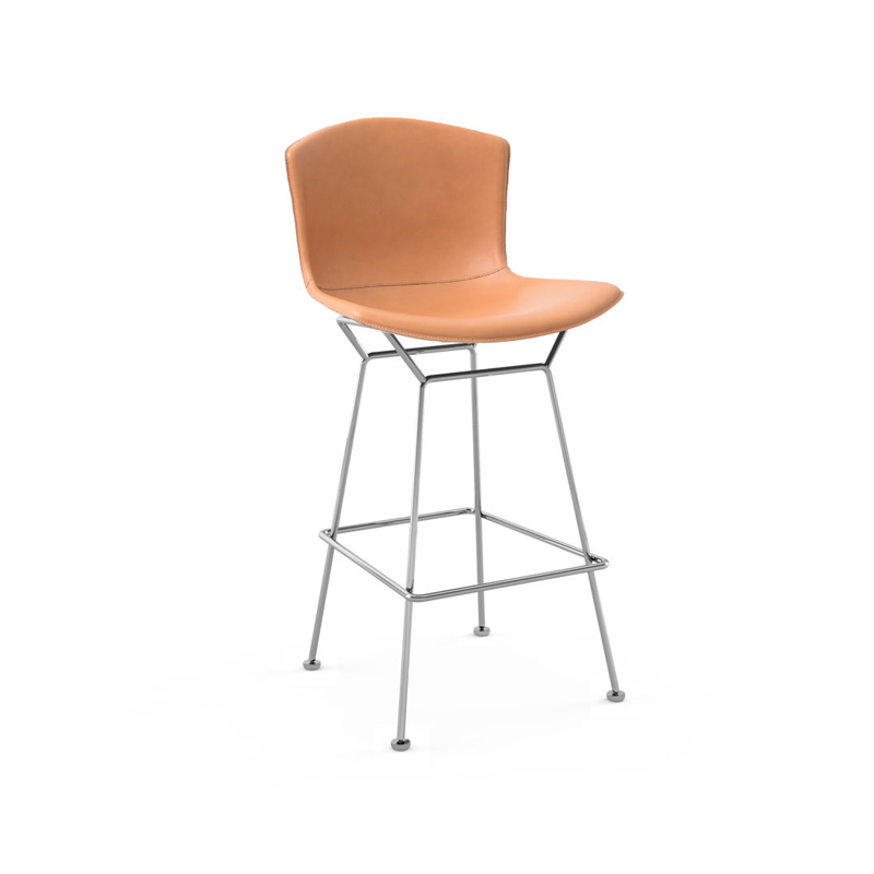 Knoll - Sgabello Bar Bertoia Polipropilene H 104 Nero - LONGHO