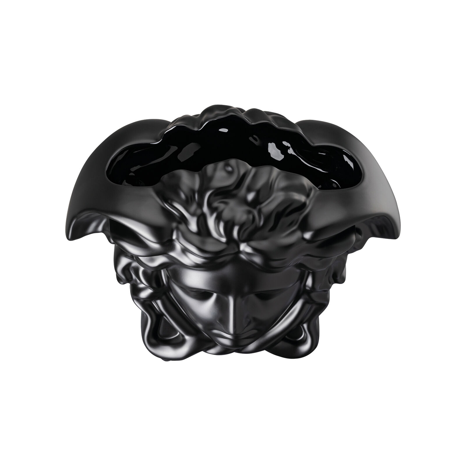 Bomboniere ingrosso Digiglio Negozio Store Bomboniere e Articoli da Regalo  Digiglio - Orologio Da Parete Legno ed Ecopelle Nero Medusa T.Versace 50x50  Cm