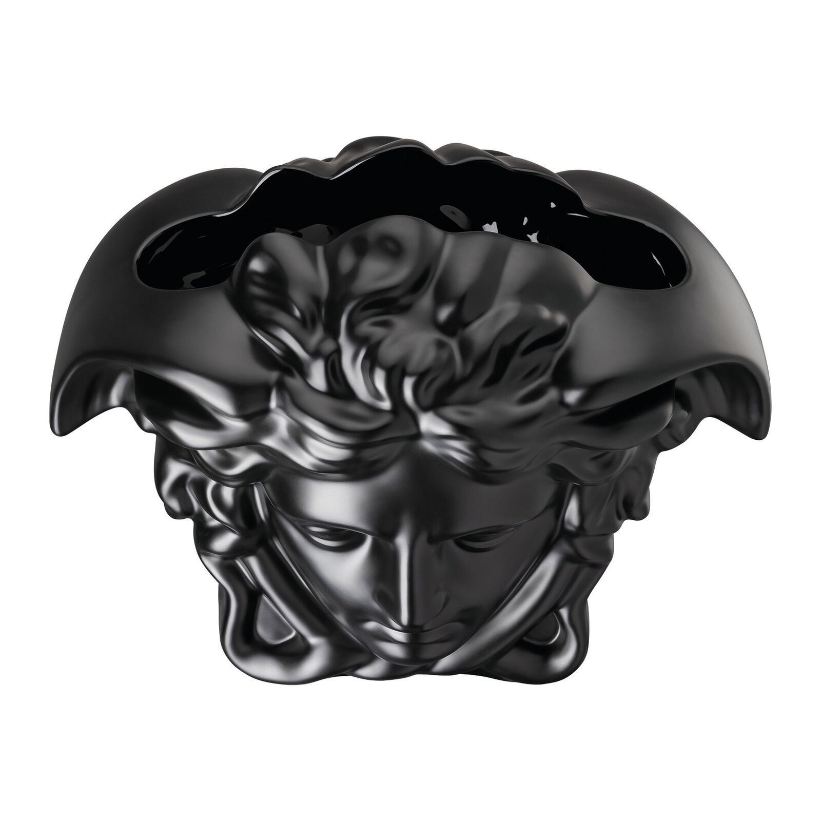 Bomboniere ingrosso Digiglio Negozio Store Bomboniere e Articoli da Regalo  Digiglio - Orologio Da Parete Legno ed Ecopelle Nero Medusa T.Versace 50x50  Cm