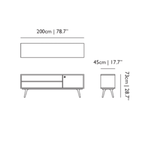 Moooi Madia Zio Buffet longho design palermo