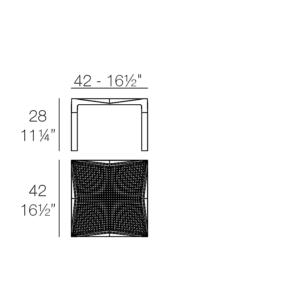 Vondom Tavolino Voxel longho design palermo